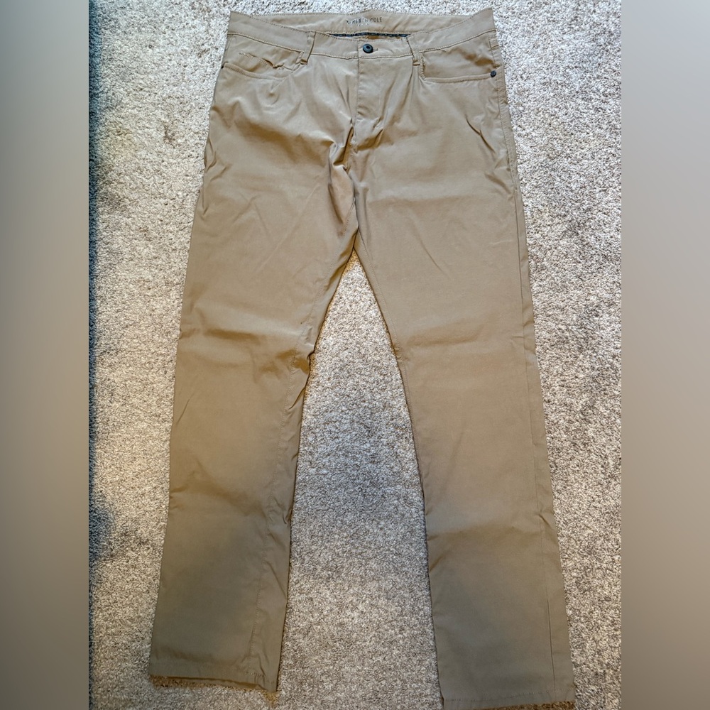 Kenneth Cole Men's Khaki Chinos